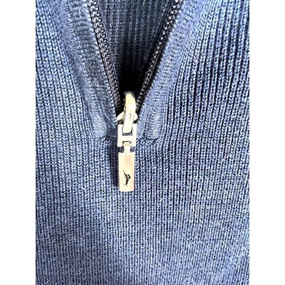 Tommy Bahama reversible blue sweater men’s size‎ large - Picture 4 of 8